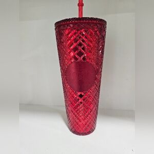 Starbucks Holiday  jeweled  red venti tumbler